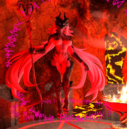 anthro breasts female genitals hair horn looking_at_viewer nipples nude pink_body solo tail monkete petruz_(modeler) european_mythology mythology agape_(petruz) dragon lizard mythological_creature mythological_scalie reptile scalie western_dragon 3d_(artwork) digital_media_(artwork) hi_res