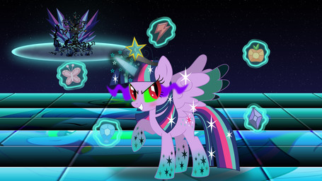 corruption elements_of_harmony feathered_wings feathers female fur hair horn multicolored_hair purple_body purple_fur purple_hair smile solo two_tone_hair wings dashiemlpfim friendship_is_magic hasbro my_little_pony mythology twilight_sparkle_(mlp) equid equine mammal mythological_creature mythological_equine winged_unicorn 16:9 hi_res widescreen