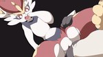 3_fingers animal_genitalia animal_penis anthro anthro_on_anthro anthro_penetrated anthro_penetrating anthro_penetrating_anthro balls_deep black_background blue_body blue_fur bottomwear buckteeth butt butt_from_the_front canine_genitalia canine_penis cheek_tuft clitoris clothing duo erection facial_tuft female female_anthro female_focus female_penetrated fingers flat_chested from_front_position fur genitals hand_spike knot knot_fucking knotted_penis lying male male/female male_anthro male_penetrating male_penetrating_female multicolored_body multicolored_fur on_back on_model open_mouth penetration penile penile_penetration penis penis_in_pussy pink_clitoris pink_penis pussy red_body red_eyes red_fur red_nose sex simple_background solo_focus spikes spikes_(anatomy) teeth thick_thighs thrusting torn_bottomwear torn_clothing tuft vaginal vaginal_penetration white_body white_fur yellow_inner_ear sarox nintendo pokemon canid canine cinderace generation_4_pokemon generation_8_pokemon lagomorph lucario mammal pokemon_(species) 2025 2d_animation animated digital_media_(artwork) frame_by_frame hi_res