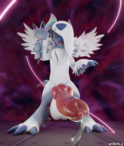 animal_genitalia animal_penis balls big_balls big_penis bodily_fluids canine_genitalia canine_penis dripping feral foreshortening fur genital_fluids genitals huge_balls huge_penis knot male on_hind_legs paws penis penis_towards_viewer precum precum_drip presenting receiving_pov solo white_body white_fur dc15_a nintendo pokemon pokemon_legends_z-a canid generation_6_pokemon mammal mega_absol mega_evolution pokemon_(species) 3d_(artwork) absurd_res digital_media_(artwork) hi_res