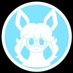 dot_eyes eyewear female glasses hair minimalist solo mintyspirit nintendo pokemon annyglaceon_(mintyspirit) eeveelution generation_4_pokemon glaceon pokemon_(species) 1:1 2024 absurd_res alpha_channel hi_res icon