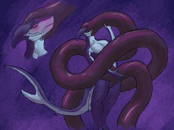 anthro blue_body blue_scales blush circle_eyes draining face_hugging face_latch hypnosis long_tail male mind_control nude ringed_eyes scales sex simple_background solo tail tentacle_mask tentacle_sex tentaclejob tentacles thick_tentacles sqwkr dolfengra aquatic fish mackerel_shark shark thresher_shark absurd_res digital_media_(artwork) hi_res