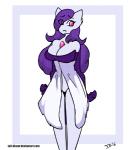 ability_(pokemon) anthro big_breasts bouncing_breasts breast_expansion breasts butt butt_expansion clothed clothing expansion female gameplay_mechanics hair huge_breasts jewelry necklace nipples purple_hair smoke solo standing text trace_(ability) tail-blazer nintendo pokemon violet_(pyrowildcat) gardevoir generation_3_pokemon mammal pokemon_(species) 2d_animation animated english_text frame_by_frame short_playtime