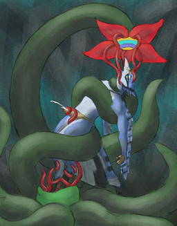 anthro beak big_tentacles blue_body bodily_fluids clothing cum cum_in_clothing cum_in_underwear cum_through_clothing cum_through_underwear ejaculation erection eye_contact eyewear feathers flower genital_fluids glasses hypnosis hypnotic_eyes limp limp_arms looking_at_another male mind_control open_mouth oral oral_penetration orgasm penetration piercing plant plant_sex restrained restrained_by_tentacles ring_piercing ringed_eyes sex simple_background solo tail tail_feathers tendrils tentacle_in_mouth tentacle_penetration tentacle_sex tentaclejob tentacles tenting underwear vines wet wet_clothing wet_underwear sqwkr avian bird blue_jay corvid jay_(bird) new_world_jay oscine passerine absurd_res digital_drawing_(artwork) digital_media_(artwork) hi_res