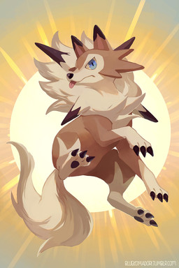 3_toes ambiguous_gender black_claws black_nose blep blue_eyes brown_body brown_fur cheek_tuft claws digitigrade dipstick_ears ear_markings facial_tuft feet feral fluffy fluffy_tail front_view frown fur hindpaw leg_markings light long_tail looking_at_viewer mane markings midair multicolored_body multicolored_ears multicolored_fur neck_tuft nude pawpads paws pink_tongue quadruped sky socks_(marking) solo spikes sun sunlight tail toe_claws toes tongue tongue_out tuft two_tone_body two_tone_fur white_body white_fur white_tail bluekomadori nintendo pokemon canid canine generation_7_pokemon lycanroc mammal midday_lycanroc pokemon_(species) 2016 2:3 digital_media_(artwork) digital_painting_(artwork) full-length_portrait hi_res lighting painting_(artwork) portrait