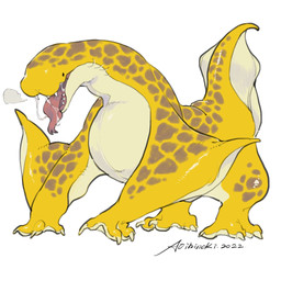 ambiguous_gender bodily_fluids claws dot_eyes feral fin gills markings open_mouth saliva simple_background simple_eyes solo spots spotted_body teeth white_background wings yellow_body aoihinoki1024 european_mythology mythology eel_(aoihinoki1024) aquatic dragon eel fish hybrid mythological_creature mythological_scalie scalie western_dragon wyvern 1:1 hi_res signature male_(lore)
