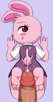 anthro bodily_fluids clothed clothing cum cum_on_feet duo eyelashes feet female fur genital_fluids genitals humanoid_feet humanoid_genitalia humanoid_penis male male/female penis pink_body pink_fur plantigrade sex thick_thighs upskirt vein wide_hips huitu_c pink_rabbit_(huitu_c) lagomorph leporid mammal rabbit hi_res