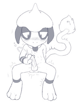 anthro balls biped blush bodily_fluids brush_tail cum cumshot ejaculation front_view fur fur_markings genital_fluids genitals half-closed_eyes humanoid_genitalia humanoid_penis looking_down looking_down_at_genitalia looking_down_at_penis male markings masturbation narrowed_eyes penile penile_masturbation penis plantigrade shaking simple_background slim slim_anthro slim_male solo tongue tongue_out tremble_lines trembling vein veiny_penis white_background pokopokarea nintendo pokemon generation_2_pokemon pokemon_(species) smeargle 2026 digital_drawing_(artwork) digital_media_(artwork) monochrome