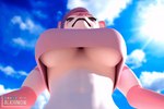 anthro breasts clothed clothing day female gym hair jump_rope outside solo text topwear under_boob alkhimow domestic_cat felid feline felis mammal 3d_(artwork) animated artist_name digital_media_(artwork) short_playtime