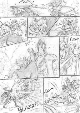 5_panel_comic action_scene anthro armor asian_clothing attack beak big_breasts breasts clothed clothing dodging east_asian_clothing eyelashes fight fist forest group horn huge_breasts japanese_clothing kick kimono knockout long_fangs magic male melee_weapon motion_lines multi_tail onomatopoeia plant profanity shoulder_pads sound_effects speech_bubble sword tail teeth text tree weapon wings blackfox85 asian_mythology east_asian_mythology japanese_mythology mythology gin_(blackfox85) avian canid canine fox mammal tengu yokai 2020 comic guide_lines hi_res monochrome traditional_media_(artwork)