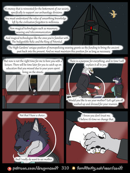 4_fingers 5_panel_comic anthro balcony black_clothing black_coat black_topwear bottomwear cane clothing coat dialogue digit_ring female feral finger_ring fingers flying fur furaffinity_logo gesture grey_body grey_fur group handshake holding_cane jewelry kneeling male membrane_(anatomy) membranous_wings night on_ground outside page_number pants patreon_logo purple_eyes ragged_clothing railing scarf shirt sitting sky speech_bubble star starry_sky text topwear trio wings yellow_body rimentus european_mythology furaffinity mythology patreon allie_(rimentus) korvath_(rimentus) turose_(rimentus) canid canine canis dragon mammal mythological_creature mythological_scalie scalie western_dragon wolf comic english_text hi_res multiple_scenes url