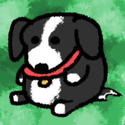 abstract_background anthro black_body black_eyes black_fur black_nose chibi collar countershading floppy_ears fur gloves_(marking) green_background leg_markings looking_at_viewer male markings round_body silly simple_background simple_eyes sitting snout socks_(marking) solo stubby_arms stubby_legs tail white_body white_countershading white_fur ascella_(artist) border_collie canid canine canis collie domestic_dog herding_dog mammal pastoral_dog sheepdog 1:1 flat_colors hi_res