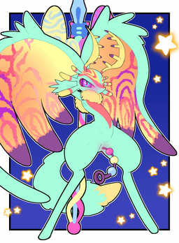 ambiguous_gender anal anal_beads anal_beads_in_ass anal_penetration antares_(kirby_and_the_forgotten_land) antennae_(anatomy) anthro anus_only arm_tuft black_border blue_background blue_body blue_eyes blue_fur blush bodily_fluids border dancing digitigrade dipstick_tail ear_markings ear_tuft elbow_tuft facial_markings featureless_crotch fur head_markings horn looking_at_viewer markings melee_weapon multicolored_eyes neck_tuft null null_penetrated object_in_ass outside_border penetration pink_eyes pink_markings pole pole_dancing polearm purple_eyes purple_markings red_body red_fur sex_toy sex_toy_in_ass sex_toy_insertion simple_background solo spear standing star sweat tail tail_markings tan_body tan_skin tuft weapon white_border yellow_body yellow_fur batruse kirby_(series) kirby_and_the_forgotten_land nintendo fecto_elfilis alien chinchillid mammal rodent starling_(kirby) 2022 absurd_res hi_res