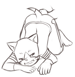 animated aogami ass_up butt cat erection faceless_male feline felyne gay hot_dogging humanoid_penis male mammal monster_hunter penis plain_background video_games white_background
Rating: Explicit
Score: 19
User: ZapperZaku2
Date: February 12, 2014