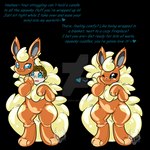 absorption_vore ambiguous_gender anthro big_tail blue_eyes clothing costume digitigrade duo endosoma featureless_crotch fluffy fursuit fursuit_transformation glistening glistening_body heart_symbol hypnosis hypnotic_eyes inflatable latex latex_clothing latex_suit merging mind_control orange_body paws praise safe_vore simple_background smug_face tail text transformation transformation_sequence transparent_background vore hypnosiswolf nintendo pokemon animate_inanimate eeveelution flareon generation_1_pokemon humanoid latex_creature living_clothing living_costume living_fursuit living_inflatable living_latex pokemon_(species) 1:1 alpha_channel english_text watermark