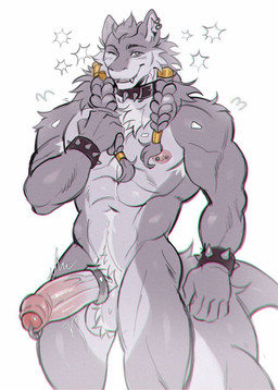 5_fingers accessory anthro areola balls barbell_piercing big_muscles big_penis bodily_fluids bracelet braided_hair cheek_tuft cock_ring collar ear_piercing erection facial_tuft fangs fingers foreskin fur genital_fluids genital_piercing genitals grey_body grey_fur hair humanoid_genitalia humanoid_penis jewelry looking_at_viewer male muscular muscular_arms muscular_male navel nipple_barbell nipple_piercing nipples nude one_eye_closed open_mouth penis penis_accessory penis_jewelry penis_piercing piercing pink_areola pink_nipples pink_piercing precum prince_albert_piercing ring_piercing side_braid simple_background snout solo spiked_bracelet spiked_collar spikes teeth tuft vein veiny_penis white_background sadmishutka_(artist) xan_(nailhead) aquatic canid canine fish hybrid mammal shark colored colored_sketch digital_drawing_(artwork) digital_media_(artwork) hi_res sketch