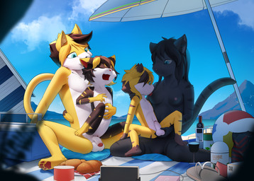 age_difference anthro anthro_on_anthro ball ball_fondling balls beach beach_ball beach_umbrella bread breast_lick breast_play breasts clitoris countershading erection female flaccid flat_chested fondling food foreskin genitals group humanoid_genitalia humanoid_penis inflatable larger_female licking loli male male/female nipples nude older_female older_male open_mouth parasol penis public pussyjob seaside sex sex_on_the_beach shota size_difference smaller_male tongue tongue_out vulva young young_anthro young_female young_male younger_female younger_male steel_cat rajak_(rajak) rikka_(rajak) sheela_(rajak) skynex_(rajak) domestic_cat felid feline felis hybrid mammal pantherine tiger absurd_res hi_res daughter_(lore) father_(lore) father_and_child_(lore) father_and_daughter_(lore) incest_(lore) mother_(lore) mother_and_child_(lore) mother_and_son_(lore) parent_(lore) parent_and_child_(lore) parent_and_daughter_(lore) parent_and_son_(lore) son_(lore)