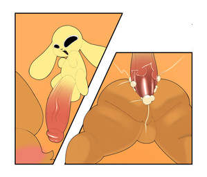 anal anal_penetration anthro balls big_butt big_penis blush bodily_fluids butt cum cum_in_ass cum_inside duo ejaculation fangs fur genital_fluids genitals heart_symbol huge_butt huge_penis humanoid_genitalia humanoid_penis male male/male male_penetrated male_penetrating male_penetrating_male nude open_mouth orange_body orange_fur penetration penile penile_penetration penis sex sharp_teeth simple_background size_difference small_but_hung smile teeth thick_thighs wide_hips yellow_body woopyy chikn_nuggit instant_loss_2koma chikn_nuggit_(chikn_nuggit) onyn_ring_(chikn_nuggit) bat canid canine canis domestic_dog eastern_red_bat mammal digital_media_(artwork) hi_res