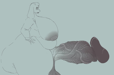 anthro balls big_balls big_breasts big_butt big_glans big_penis breasts butt corona_glans genitals glans gynomorph huge_balls huge_breasts huge_butt huge_glans huge_penis huge_thighs humanoid_genitalia humanoid_penis hyper hyper_balls hyper_breasts hyper_butt hyper_genitalia hyper_glans hyper_penis hyper_thighs intersex nipples penis profanity saggy_balls solo thick_thighs vein veiny_penis biggus_nutter undertale_(series) toriel bovid caprine goat mammal 2025