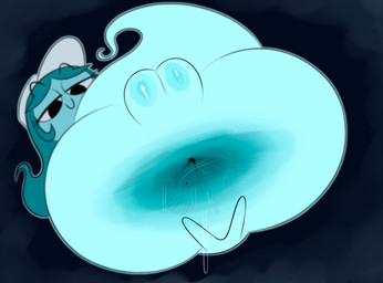 anus apode big_anus big_butt black_eyebrows black_eyes blue_body blue_hair blue_skin bodily_fluids bottomless butt clothed clothing eyebrows eyelashes female female_humanoid floating genitals ghost_tail hair hat headgear headwear huge_butt legless long_hair markings mole_(marking) mole_on_anus narrowed_eyes not_furry plump_labia rear_view smile solo spread_anus spreading sweat sweaty_anus sweaty_butt vulva white_clothing white_hat white_headwear ota_(artist) blushcrunch_studio dandy's_world roblox connie_(dandy's_world) ghost humanoid spirit digital_media_(artwork) hi_res