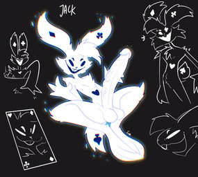 anthro balls big_penis buckteeth card cheek_tuft chest_tuft clubs_(suit) diamonds_(suit) erection facial_tuft fur genitals glowing glowing_body glowing_fur grey_background heart_symbol huge_penis humanoid_genitalia humanoid_penis hyper hyper_genitalia hyper_penis knee_tuft leg_tuft male open_mouth open_smile penis simple_background smile solo spades_(suit) suit_symbol teeth tuft vein veiny_penis xing1 ghost lagomorph leporid mammal rabbit spirit absurd_res hi_res