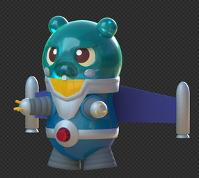anthro blue_body buckteeth jet_pack solo spacesuit teeth e_grizz bandai_namco digimon digimon_ghost_game digimon_(species) espimon goo_creature 3d_(artwork) digital_media_(artwork)