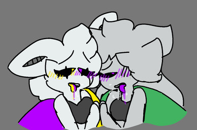 anthro blush breasts duo female female/female unknown_artist animal_humanoid arthropod arthropod_humanoid humanoid insect insect_humanoid lepidopteran lepidopteran_humanoid moth moth_humanoid 2020 digital_media_(artwork)