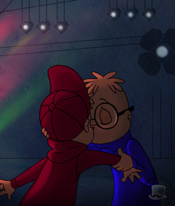 4_fingers anthro anthro_on_anthro baseball_cap clothed clothing duo eyes_closed eyewear fingers fur glasses hand_on_head hat head_tuft headgear headwear humanoid_hands kiss_on_lips kissing lights male male/male on_model round_glasses sweater tan_body tan_fur toony topwear tuft turtleneck wrist_grab young young_on_young mrostentatious alvin_and_the_chipmunks alvin_and_the_chipmunks_(1983) alvin_seville simon_seville chipmunk ground_squirrel mammal rodent sciurid 2012 brother_(lore) brothers_(lore) incest_(lore) sibling_(lore)