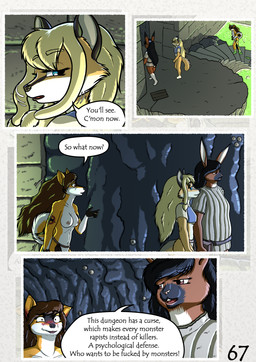 belly big_breasts black_hair blonde_hair blue_eyes breasts brown_body brown_eyes brown_fur brown_hair cotton_tail curled_tail dialogue dog_tail exposed fantasy female fur hair large_spitz long_hair mature_female medieval medium_breasts nude ponytail profanity red_eyes slightly_chubby tail text white_belly yellow_body yellow_fur conditional_dnp zaiksmckraven tqfq grace_o'malley madlaine_mckraven megan_bryar canid canine canis cottontail_rabbit domestic_dog fox german_spitz lagomorph leporid mammal pomeranian rabbit spitz swift_fox true_fox absurd_res comic english_text hi_res