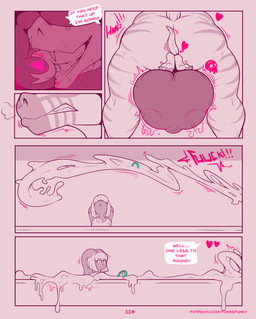 anal anal_foot_gulp anal_vore balls big_balls bodily_fluids clench clenching cock_vore cum digestion ejaculation fatal genital_fluids genitals heart_symbol huge_balls hyper hyper_balls hyper_genitalia male male_pred multiple_prey penile penis prostate size_difference text vore worship funkspunky infernus_(funkspunky) patreon equid equine mammal zebra comic english_text hi_res url