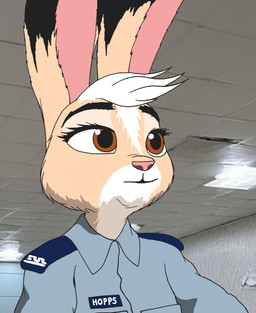 anthro brown_eyes classroom clothed clothing female fur military_uniform photo_background school solo studying tan_body tan_fur uniform grummancat disney zootopia jackie_hopps_(grummancat) lagomorph leporid mammal rabbit absurd_res hi_res photography_(artwork)