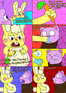 abdominal_bulge angry anthro appliance beaver_tail belly big_belly big_tail blue_background blush blush_lines bodily_fluids bound buckteeth carrot color_coded_text cotton_tail cross-popping_vein dialogue eating exclamation_point eyes_closed food force_feeding forced freckled_face freckles fridge gloom_lines head_tuft holidays kitchen_appliance male male_anthro narrowed_eyes pac-man_eyes pink_background plant purple_background purple_text question_mark red_background rope rosy_cheeks saliva saliva_on_hand scut_tail short_tail simple_background swallowing sweat tail teeth text tuft uhoh vegetable yellow_background yellow_text nikko-kai-cutie third-party_edit easter happy_tree_friends cuddles_(htf) easter_bunny toothy_(htf) 2020 2022 absurd_res color_edit colored comic english_text hi_res