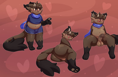 anthro backsack balls belly big_belly big_butt black_sclera butt butt_focus clothed clothing crop_top erection fur genitals hair humanoid_genitalia humanoid_penis male mostly_nude nude open_mouth penis scarf scarf_only shirt simple_background slightly_chubby smile solo spread_legs spreading tail thick_thighs topwear wide_hips minty_kane syloh_(soarfloh) canid canine fox mammal 2025 digital_drawing_(artwork) digital_media_(artwork) hi_res
