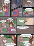 2012 3:4 anthro babystar biped clothing comic deer detailed_background dialogue digital_media_(artwork) english_text eyes_closed eyewear female fur gemma_polson glasses hair hi_res hoodie male mammal panel_skew rodent sciurid standing text topwear tree_squirrel