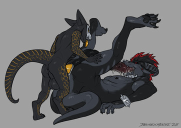 anal anal_penetration anthro anus autofellatio autofellatio_while_penetrated backsack balls big_balls big_penis black_anus black_balls black_nipples black_perineum bodily_fluids bracelet butt claws collar cum cum_in_ass cum_in_mouth cum_in_own_mouth cum_in_self cum_inside cum_on_anus cum_on_chin cum_on_own_chin cum_on_own_penis cum_on_penis cum_on_self duo erection feet genital_fluids genitals grey_anus horn humanoid_genitalia humanoid_penis hung_bottom jewelry larger_penetrated larger_sub male male/male male_penetrated male_penetrating male_penetrating_male masturbating_while_penetrated masturbation nipples nude oral oral_masturbation penetration penile penile_masturbation penile_penetration penis penis_in_ass penis_in_mouth penis_in_own_mouth perineum red_penis sex simple_background size_difference small_top_big_bottom spiked_bracelet spiked_collar spikes submissive tail toe_claws toes tongue tongue_out yellow_penis yellow_tongue deusexmoose capcom monster_hunter mythology sobek_black unit6 dragon flying_wyvern mythological_creature mythological_scalie nargacuga scalie 2025 absurd_res digital_media_(artwork) hi_res