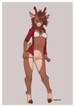 2024 5_fingers anthro border bovid bra breasts brown_body brown_eyes brown_fur brown_hair caprine clothed clothing clothing_pull cloven_hooves dress_shirt female fingers foxovh front_view fur goat grey_background hair hi_res holding_clothing holding_object holding_panties holding_underwear hooves horn inner_ear_fluff looking_at_viewer mammal navel open_clothing open_shirt open_topwear panties pantsless panty_pull partially_clothed shirt simple_background solo standing tail topwear tuft underwear underwear_pull white_border
