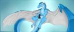 balls blue_eyes blue_hair claws erection feral fur genitals hair horn knot male mane membrane_(anatomy) membranous_wings nude penis scales simple_background solo tail wings wingspan neverneverland european_mythology mythology seregir dragon mythological_creature mythological_scalie scalie western_dragon 2017 digital_media_(artwork)