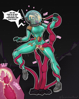 bodily_fluids breasts cervical_penetration clothed clothed_female clothed_humanoid clothing cum cum_drip cum_in_mouth cum_in_uterus cum_in_vagina cum_inside cum_on_face cutaway cybernetics dripping ejaculating_on_another ejaculation facial_piercing female female_humanoid female_penetrated fully_clothed fully_clothed_female fully_clothed_humanoid genital_fluids heart_symbol highlights_(coloring) humanoid_penetrated internal internal_vaginal machine medium_breasts nose_piercing onomatopoeia oral oral_penetration penetration piercing questionable_consent restrained restrained_by_tentacles science_fiction sex skinsuit sound_effects space spacesuit speech_bubble tentacle_in_mouth tentacle_in_vagina tentacle_penetration tentacle_sex tentacles text tight_clothing torn_clothing tremble_lines tremble_spikes uterus vaginal vaginal_penetration scorchedrose9 sig_(scorchedrose9) android humanoid robot tentacle_creature 4:5 english_text hi_res