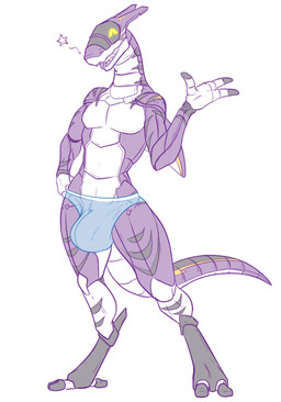 anthro balls big_balls big_bulge big_penis big_tail bulge clothed clothing curvy_figure detailed_bulge fangs genitals gesture hand_on_hip happy huge_balls huge_bulge huge_penis looking_at_viewer machine male penis revealing_outfit seductive skimpy solo spread_legs spreading star_symbol tail teeth tight_bulges tight_clothing tight_underwear underwear waving conditional_dnp samagthrav2 fish marine robot shark synth_(vader-san) absurd_res hi_res