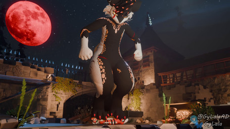 4_toes anthro black_body black_fur claws duo feet foot_fetish foot_focus fur holidays macro male male/male moon night orange_body orange_fur pawpads paws red_claws size_difference toes white_body white_fur yellow_pawpads gylala halloween gylala_(character) felid feline mammal mayu_(azuki) 16:9 3d_(artwork) 3d_animation animated blender_(artwork) digital_media_(artwork) hi_res long_playtime loop no_sound webm widescreen