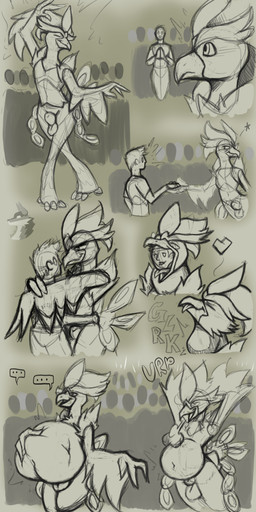 abdominal_bulge animal_genitalia balls burping crowd dancing digestion digestion_implied digestion_sequence duo exhibitionism fully_sheathed genitals group head_in_mouth male neck_bulge oral_vore same_size_vore sheath swallowing swallowing_sound_effect vore arkailart nintendo pokemon avian generation_9_pokemon human mammal pokemon_(species) quaquaval absurd_res hi_res sequence