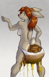 4_fingers anthro auburn_hair bangs biped bodily_fluids bodily_fluids_drip breasts butt clothed clothing dripping ears_back excessive_feces feces feces_on_body feces_on_leg female fingers fur genital_fluids grey_body grey_butt grey_ears grey_face grey_fur grey_tail hair hand_on_butt hyper hyper_feces hyper_soiling looking_at_viewer looking_back messy monotone_breasts monotone_face multicolored_body multicolored_butt multicolored_fur multicolored_tail no_pupils panties parted_bangs peeing pivoted_ears pointy_ears pooping pose prick_ears red_eyes red_nose scatplay scut_tail short_tail side_boob simple_background small_breasts small_tail snout soiling soiling_underwear solo tail two_tone_body two_tone_butt two_tone_fur two_tone_tail underwear urine urine_drip urine_on_leg urine_on_self wetting white_background white_body white_breasts white_butt white_fur white_tail zombiecat katerina lagomorph leporid mammal rabbit 2012