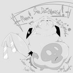 abdominal_bulge anthro feral feral_pred male male_pred neck_bulge obese overweight overweight_male solo stretched_throat swallowing vore krona999 nintendo pokemon tesla_the_pikachu generation_1_pokemon pikachu pokemon_(species) 1:1 absurd_res hi_res monochrome