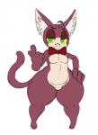 ahoge anthro bow_(feature) bow_tie bulge facial_hair featureless_crotch femboy fur green_eyes hair half-closed_eyes huge_thighs looking_at_viewer male mustache narrowed_eyes nude purple_body purple_fur simple_background solo teapot_(body_type) thick_thighs white_background wide_hips sssonic2 presley_(sssonic2) domestic_cat felid feline felis mammal 2019 digital_media_(artwork) hi_res