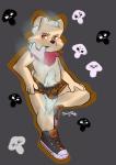 anthro briefs clothing disembodied_hand footwear fungus ghost_hand group male mushroom shoes underwear sharkall league_of_legends riot_games tencent teemo_(lol) ghost spirit yordle 2017 absurd_res hi_res signature