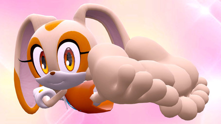 5_toes abstract_background anthro feet female foot_focus looking_at_viewer looking_back lying on_front solo tan_body toes young young_anthro young_female thomasfuggincat sega sonic_the_hedgehog_(series) cream_the_rabbit lagomorph leporid mammal rabbit 16:9 3d_(artwork) digital_media_(artwork) hi_res widescreen