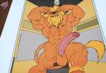 2014 abs anthro balls biceps big_balls big_muscles big_penis black_nose blonde_hair blue_eyes brown_fur brown_nipples digimon ear_piercing erection fangs feline flexing fur grin hair humanoid_penis leomon lion looking_at_viewer male mammal modem_redpill muscles nipples nude pecs penis piercing pose presenting pubes sheath shower smile solo standing teeth toned water wet
Rating: Explicit
Score: 10
User: BlueDragon407
Date: April 10, 2014