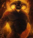 2_horns abs anthro fire genitals horn looking_at_viewer male nude orange_penis penis solo tongue tongue_out wings allegrosky j._r._r._tolkien middle-earth_(tolkien) the_lord_of_the_rings balrog_(the_lord_of_the_rings) demon hi_res