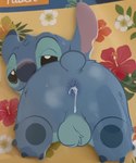 after_sex anal anthro anus backsack balls blush bodily_fluids cum cum_in_ass cum_inside feet genital_fluids genitals looking_back male musk musk_clouds perineum solo sweat tbid third-party_edit disney lilo_and_stitch scrump stitch_(lilo_and_stitch) alien experiment_(lilo_and_stitch) hi_res photo_manipulation