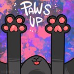 1:1 absurd_res anthro black_body black_fur blep english_text fur grey_body grey_fur hi_res lagomorph leporid male mammal nick_(the_xing1) pawpads paws pink_pawpads rabbit simple_background solo text tongue tongue_out xing1